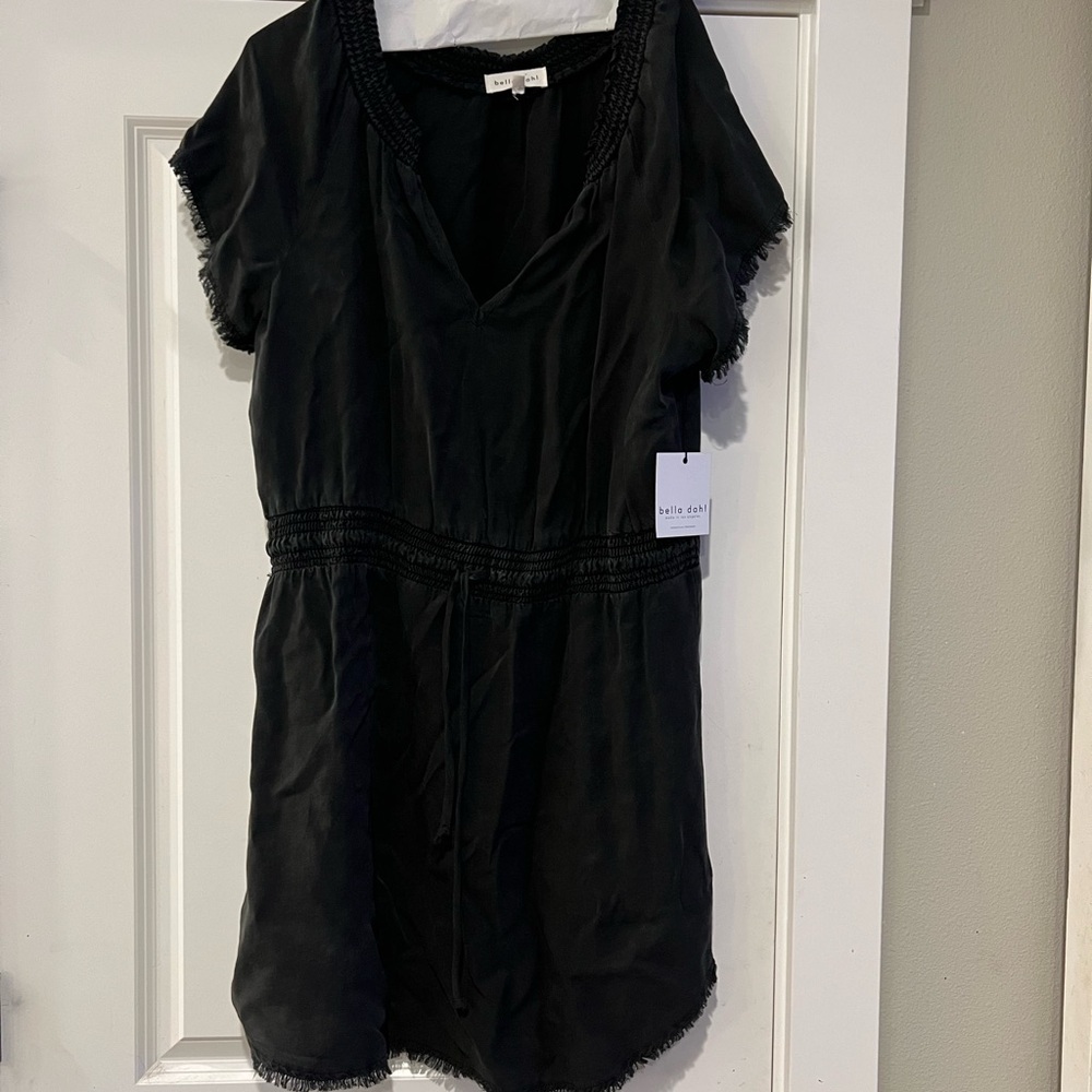 Bella Dahl Black Short Sleeve Dress